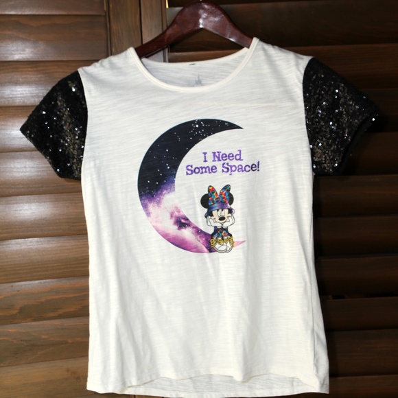 Disney Parks Minnie Mouse Space Shirt - Picture 1 of 6